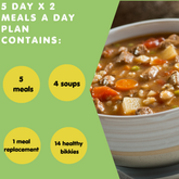 5-Day Diabetic Meal Plan – 2 Meals a Day (10 Ready-Made Lunches & Dinners)