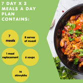 7-Day Diabetic Meal Plan – 3 Meals a Day (21 Ready-Made Meals)