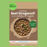 Beef Stroganoff with Mixed Vegetables – Ready-Made Diabetic-Friendly Meal