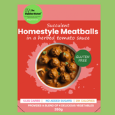 Homestyle Meatballs – Ready-Made Diabetic-Friendly Comfort Meal