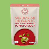 Organic Tomato & Basil Soup – Diabetic-Friendly, Ready-Made Comfort Meal