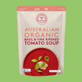 Organic Tomato & Basil Soup – Diabetic-Friendly, Ready-Made Comfort Meal