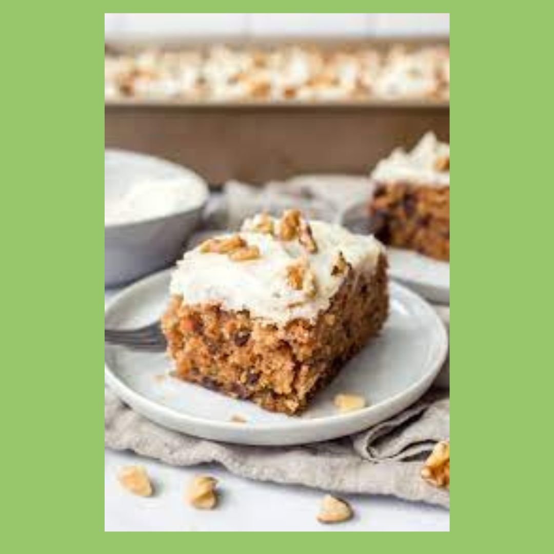 Nutty Carrot Cake Bars - The Diabetes Kitchen