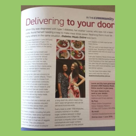 We're excited to be featured in Diabetes Matters - The Diabetes Kitchen