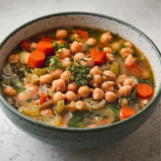 Chickpea & Vegetable Soup – Diabetic-Friendly, Ready-Made Vegan Soup