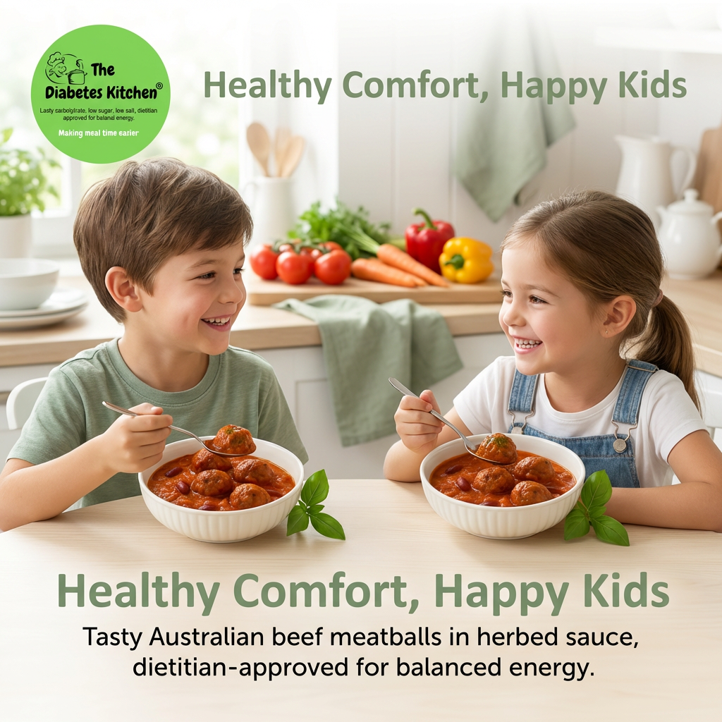 Homestyle Meatballs – Ready-Made Diabetic-Friendly Comfort Meal