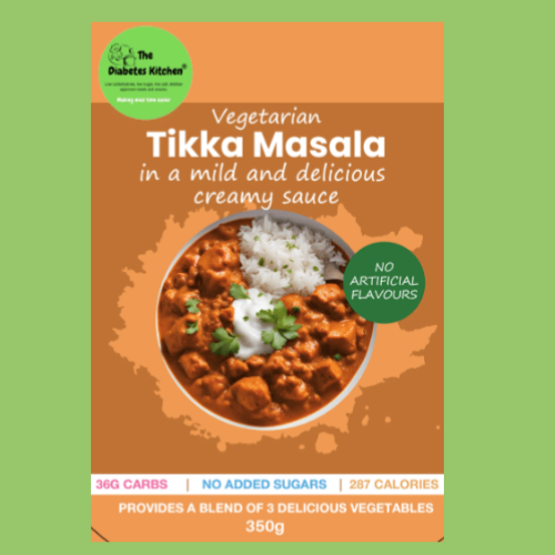 Vegetarian Tikka Masala – Diabetic-Friendly, Ready-Made Indian-Inspired Meal