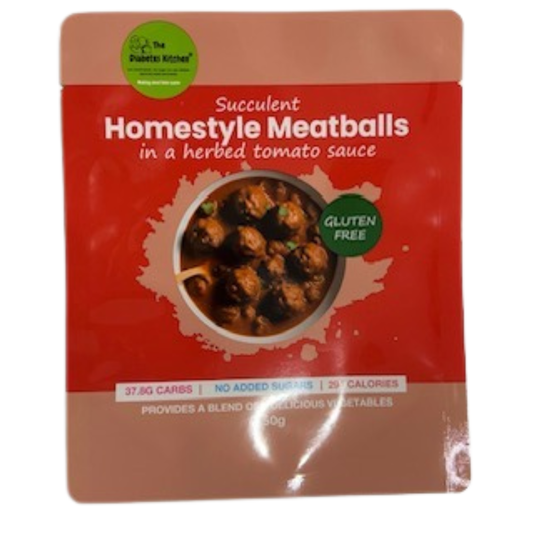 Homestyle Meatballs – Ready-Made Diabetic-Friendly Comfort Meal