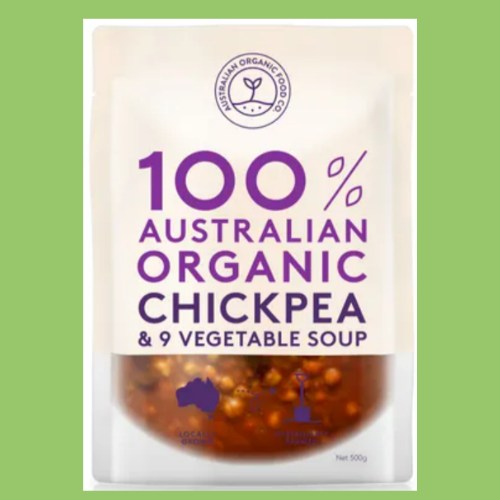 Chickpea & Vegetable Soup – Diabetic-Friendly, Ready-Made Vegan Soup