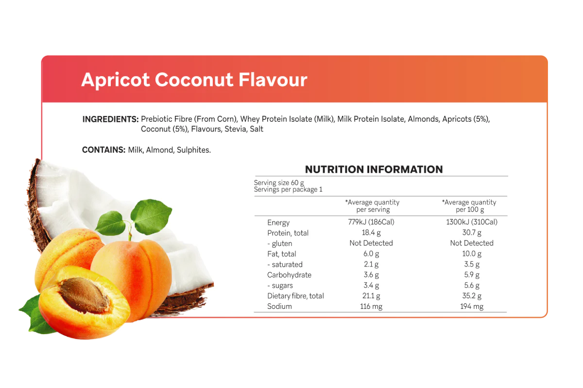Apricot Coconut Protein Bar – Deliciously Clean Fuel for Body & Gut