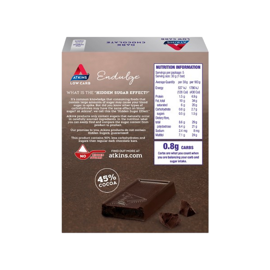 Dark Chocolate Bars – Rich Flavour, No Sugar Crash