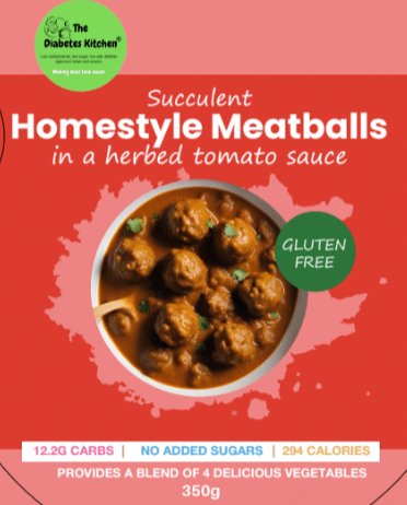 Homestyle Meatballs - The Diabetes Kitchen