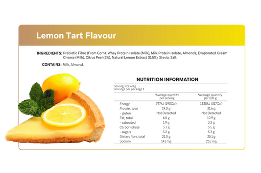 Lemon Tart Protein Bar – Deliciously Clean Fuel for Body & Gut
