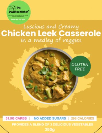 Luscious Chicken and Leek Casserole - The Diabetes Kitchen