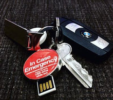 Load image into Gallery viewer, In Case Of Emergency ID Keyring
