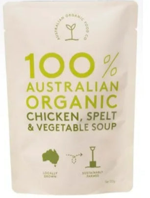 Organic Chicken Spelt & Vegetable Soup